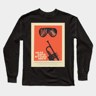 Miles Davis - Aesthetic Tribute to 'Bitches Brew Long Sleeve T-Shirt